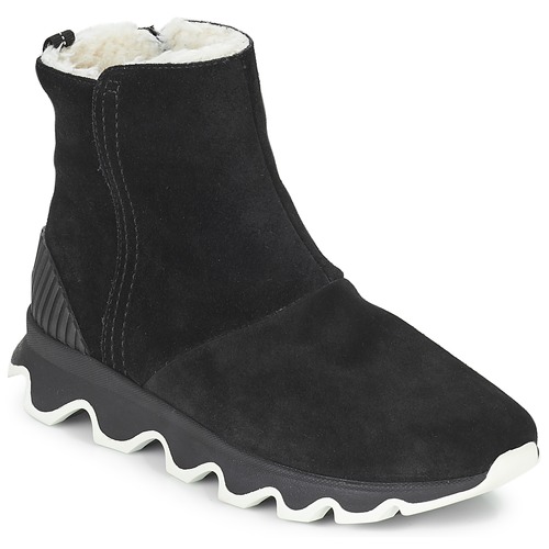 Zapatos Mujer Botas de caña baja Sorel KINETIC SHORT Negro