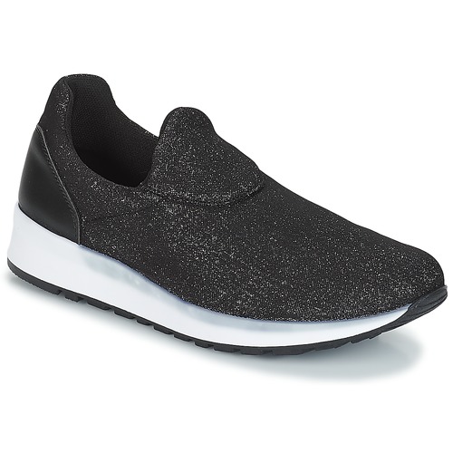 Zapatos Mujer Slip on André RHINESTONE Negro