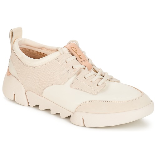 Zapatos Mujer Zapatillas bajas Clarks Tri Spirit Blanco / Combi