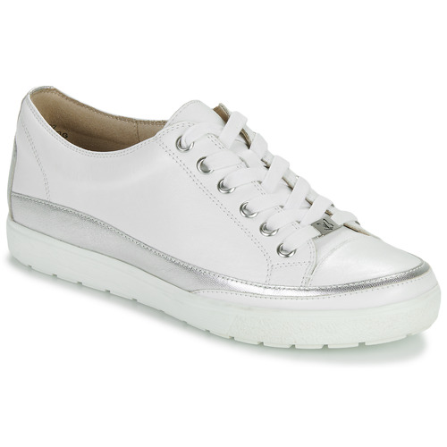 Shoes Women Low top trainers Caprice BUSCETI White / Silver