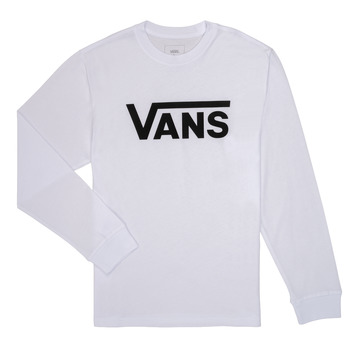 Clothing Boy Long sleeved shirts Vans BY VANS CLASSIC LS White