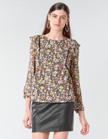 Clothing Women Blouses Betty London NELIA Black / Multicolour