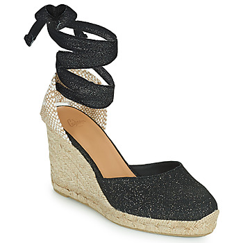 Shoes Women Espadrilles Castaner CARINA Black / Gold