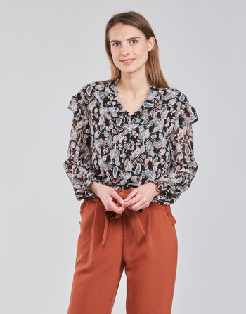 Clothing Women Blouses Betty London OCARA Black / Multicolour