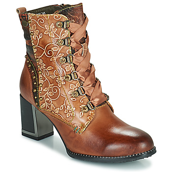 Shoes Women Ankle boots Laura Vita KACIO Brown