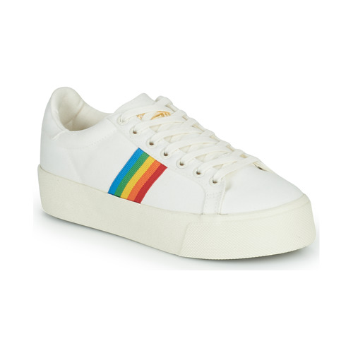 Shoes Women Low top trainers Gola ORCHID PLATFORM RAINBOW White / Multicolour