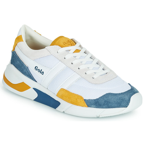 Shoes Women Low top trainers Gola GOLA ECLIPSE White / Blue / Yellow