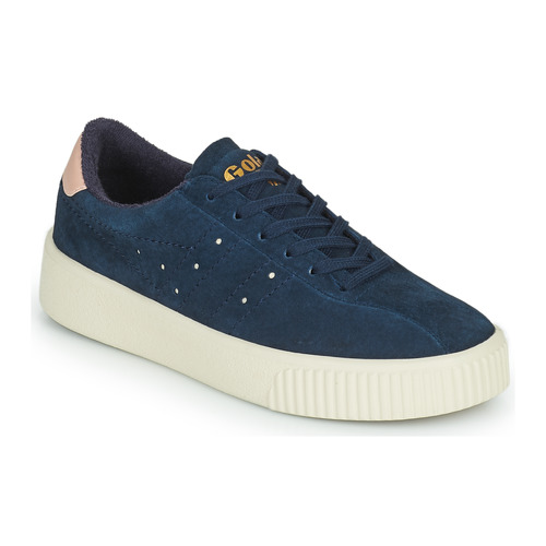 Shoes Women Low top trainers Gola SUPER COURT SUEDE Marine / Pink