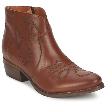 Shoes Women Mid boots Pastelle JANE Camel