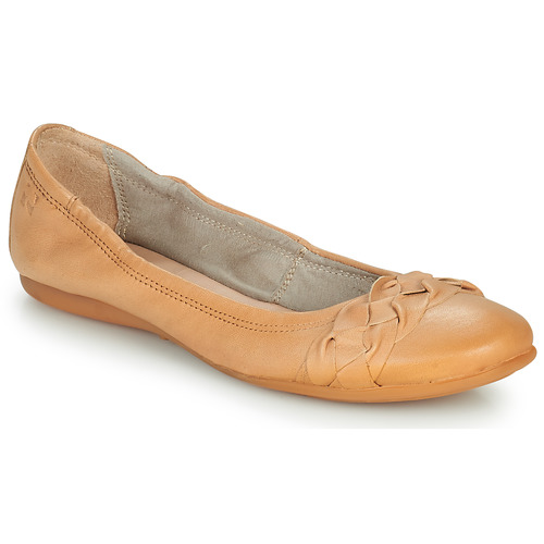 Shoes Women Ballerinas Dream in Green NERLINGO Beige