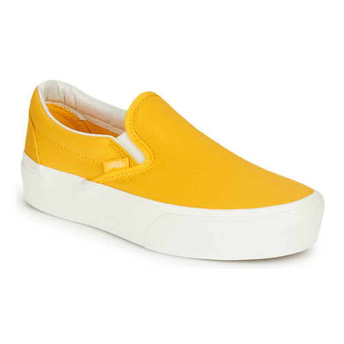 Shoes Women Slip ons Vans Classic Slip-On Platform Yellow