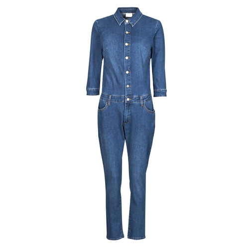 Clothing Women Jumpsuits / Dungarees Vila VIBARKAN Blue / Medium