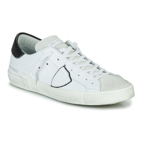 Shoes Men Low top trainers Philippe Model PARISX LOW MAN White / Black