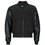 FAUX LEATHER BOMBER JACKET