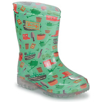 Shoes Children Wellington boots Be Only BOJARDIN Green / Multicolour