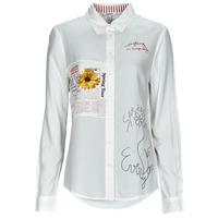 Clothing Women Shirts Desigual CAM_SWEET HAMBURGO White