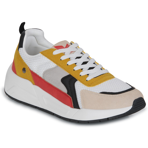 Shoes Men Low top trainers Kaporal BOFALI Yellow / Red