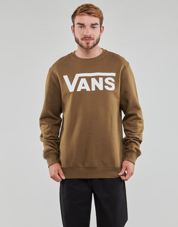 Clothing Men sweaters Vans MN VANS CLASSIC CREW II Camel