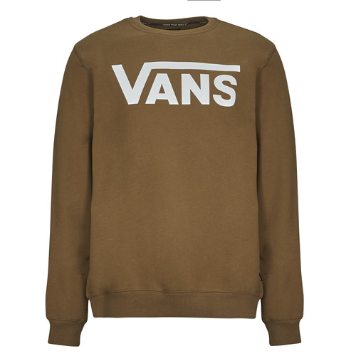 Clothing Men sweaters Vans MN VANS CLASSIC CREW II Camel