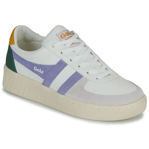 Shoes Women Low top trainers Gola GRANDSLAM TRIDENT White / Violet