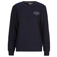 Clothing Women sweaters Tommy Hilfiger TRACK TOP Marine