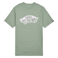 Clothing Boy short-sleeved t-shirts Vans STYLE 76 SS Green