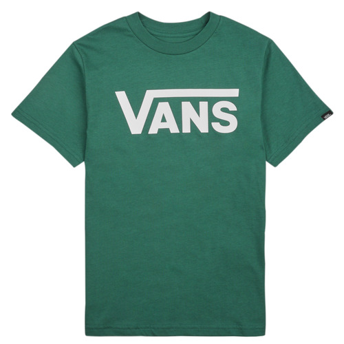 Clothing Boy short-sleeved t-shirts Vans BY VANS CLASSIC Green