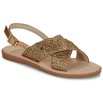 Shoes Women Sandals Les Petites Bombes IVANNE Gold