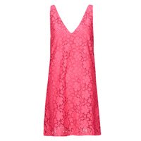 Clothing Women Short Dresses Desigual VEST_LACE Pink