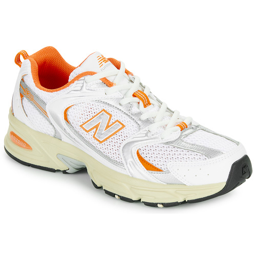 Shoes Women Low top trainers New Balance 530 White / Orange / Silver