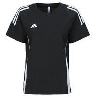 Clothing Women short-sleeved t-shirts adidas Performance TIRO24 SWTEEW Black / White