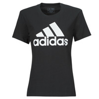 Clothing Women short-sleeved t-shirts Adidas Sportswear W BL T Black / White