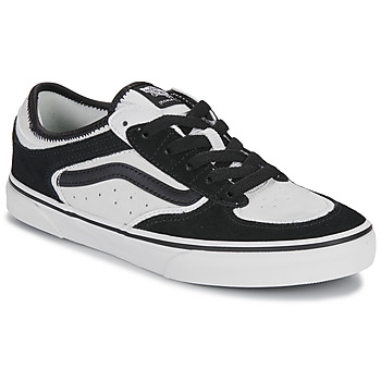 Shoes Children Low top trainers Vans JN Rowley Classic BLANC DE BLANC/BLACK Black / White