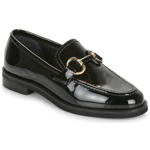 Shoes Women Loafers JB Martin GESSO Varnish / Black