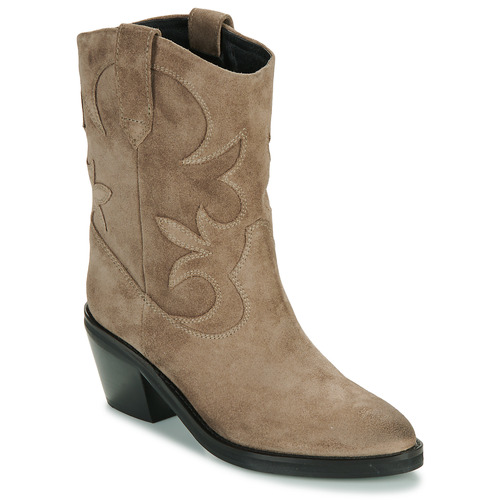 Shoes Women Mid boots JB Martin JAZZ Crust / Velvet / Taupe