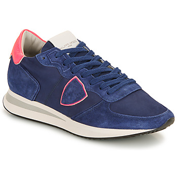 Shoes Women Low top trainers Philippe Model TRPX LOW WOMAN Blue / Pink