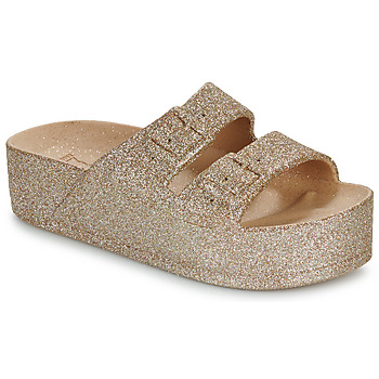 Shoes Women Mules Cacatoès CAIPIRINHA GLITTER Nude