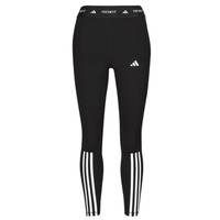 Clothing Women leggings adidas Performance TECHFIT 3-Stripes 7/8 Leggings Black