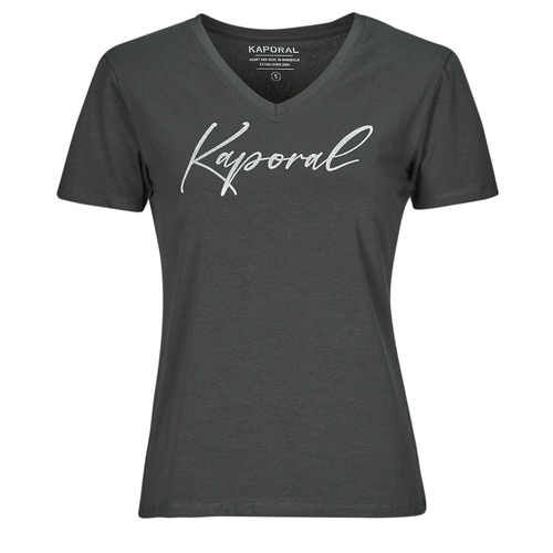 Clothing Women short-sleeved t-shirts Kaporal SIGNE Black