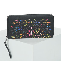 Bags Women Wallets Desigual MONE BLACKWELL FIONA Black / Multicolour