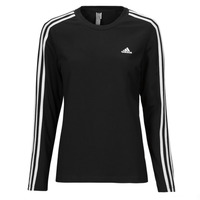 Clothing Women Long sleeved shirts Adidas Sportswear Essentials 3-Stripes Long Sleeve Long-Sleeve Top Black / White