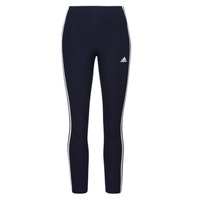 Clothing Women leggings Adidas Sportswear Essentials 3-Stripes High-Waisted Single Jersey Leggings Marine / White