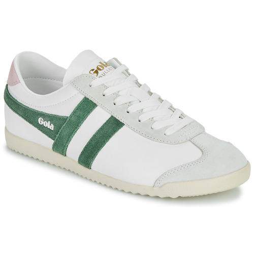 Shoes Women Low top trainers Gola Bullet Pure White / Green / Pink