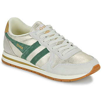 Shoes Women Low top trainers Gola Daytona Blaze Beige / Gold / Green