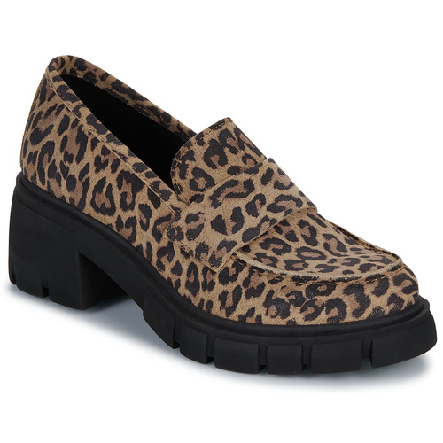 Shoes Women Loafers Betty London PAULETTE Leopard