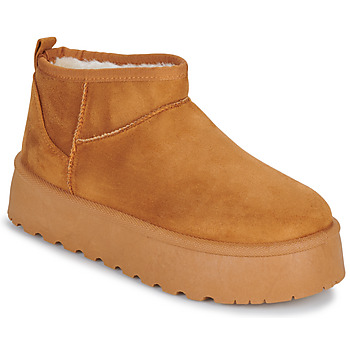 Shoes Women Mid boots Moony Mood LEANNE Camel