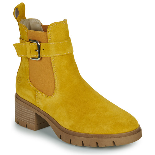 Shoes Women Ankle boots Tamaris  Yellow