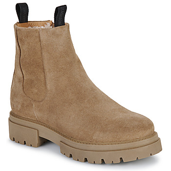 Shoes Women Mid boots Blackstone MICA GRY Camel