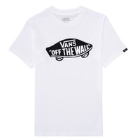 Clothing Children short-sleeved t-shirts Vans STYLE 76 SS White