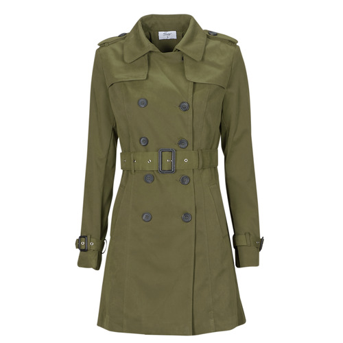 Clothing Women Trench coats Betty London SALINE Kaki